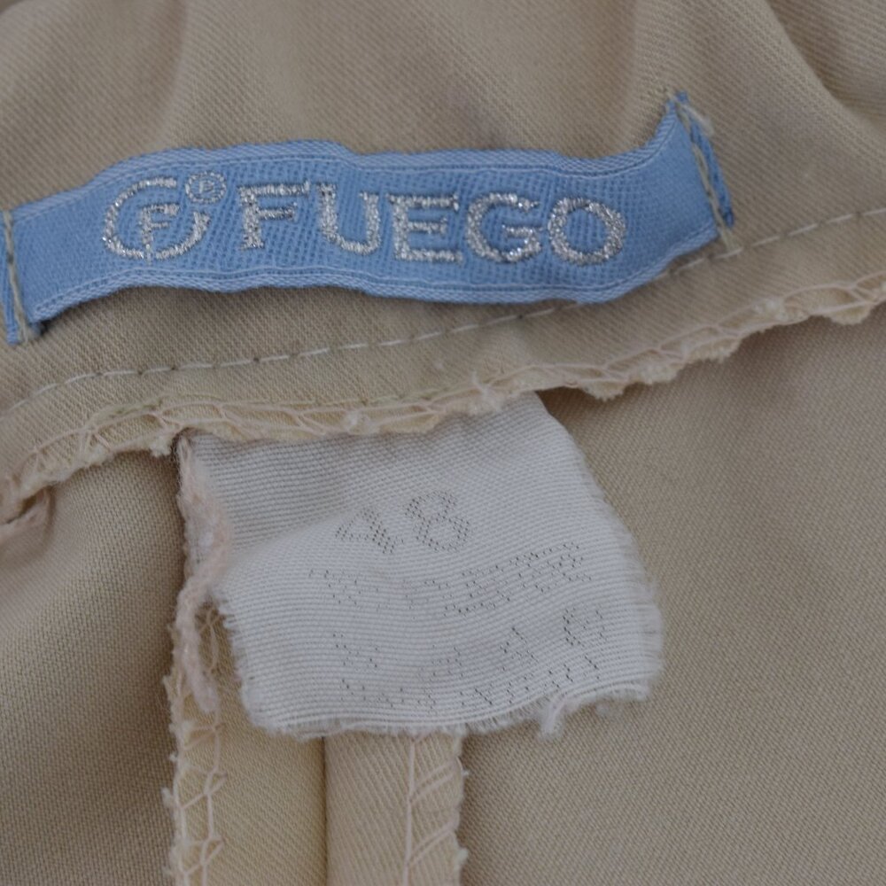 Worrn Vintage 80s‎ Beige Flat Front Stretch Pants | 31 waist - Picture 10 of 10